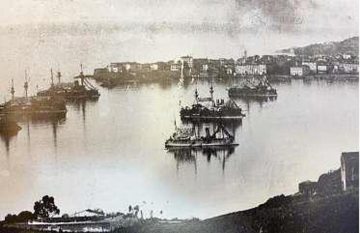 1893 : le pavillon du Tsar flotte sur Ajaccio.